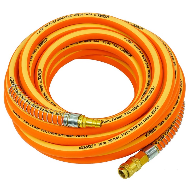 Furtun cauciuc pneumatic compresor aer 20m 20bar 12x17mm PVC+NBR (V81379)