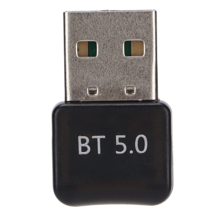 Adaptor Bluetooth USB pentru PC, V5.0, 3Mbps, negru