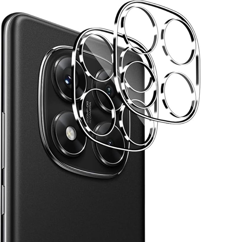 Set 2 Folii Protectie Camera pentru Xiaomi Redmi Note 14 Pro 5G, Sticla Securizata 9H, Transparenta