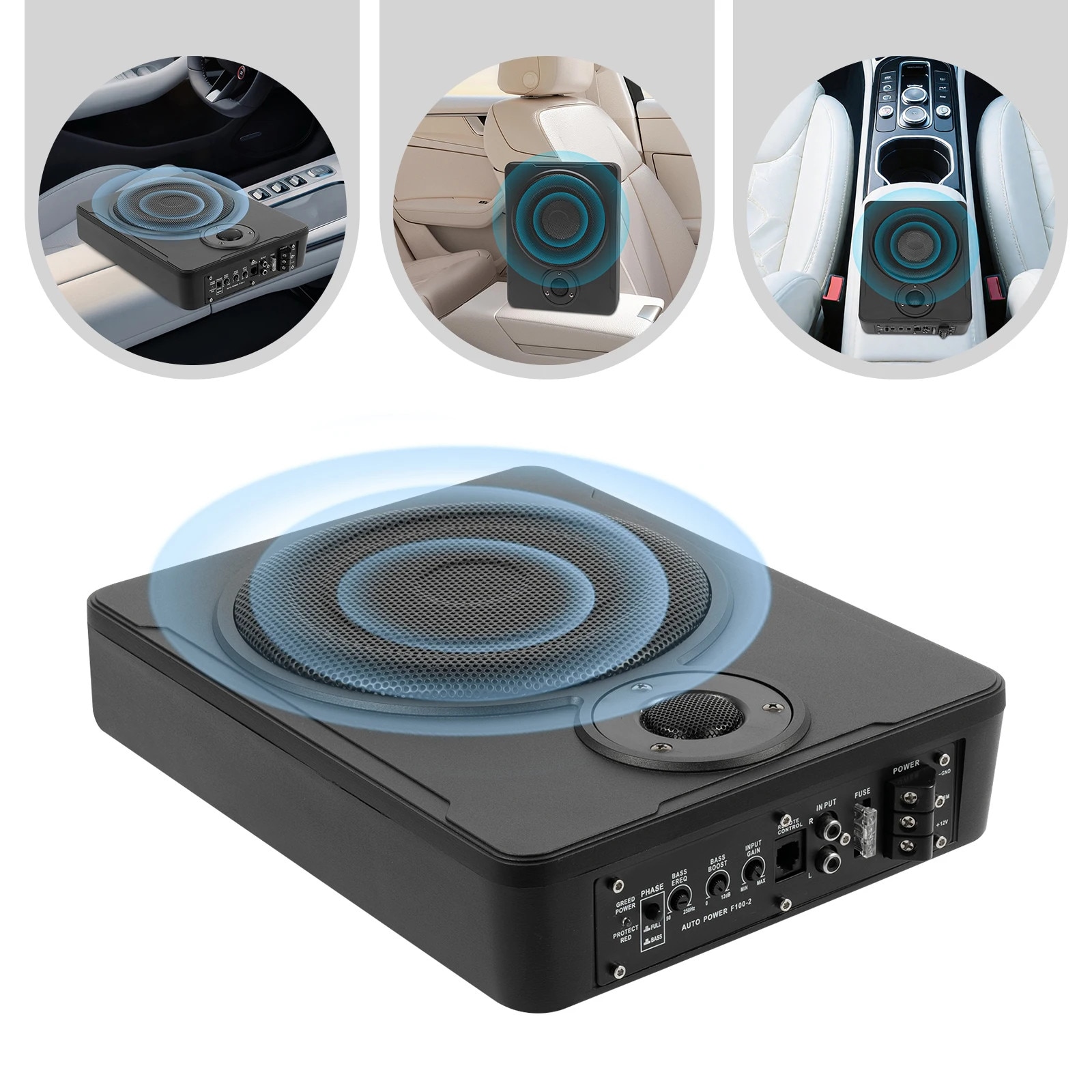Subwoofer Auto de Inch, 200W, 30-100Hz, Ampfliator Audio Sub - Main Image