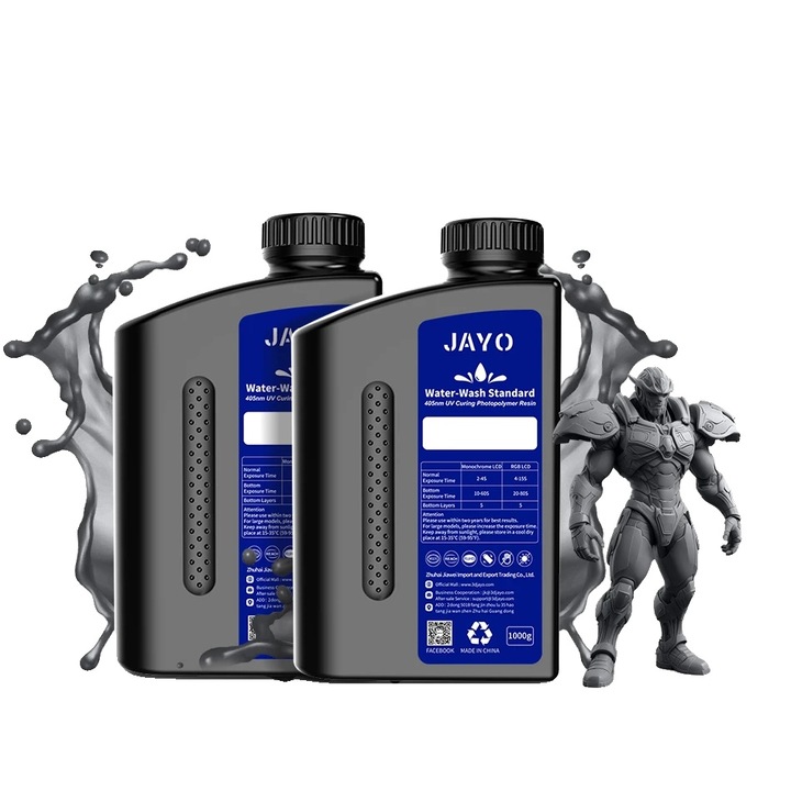 JAYO 2 kg-os, vízzel mosható, környezetbarát, nagy pontosságú 3D fotopolimer gyanta
