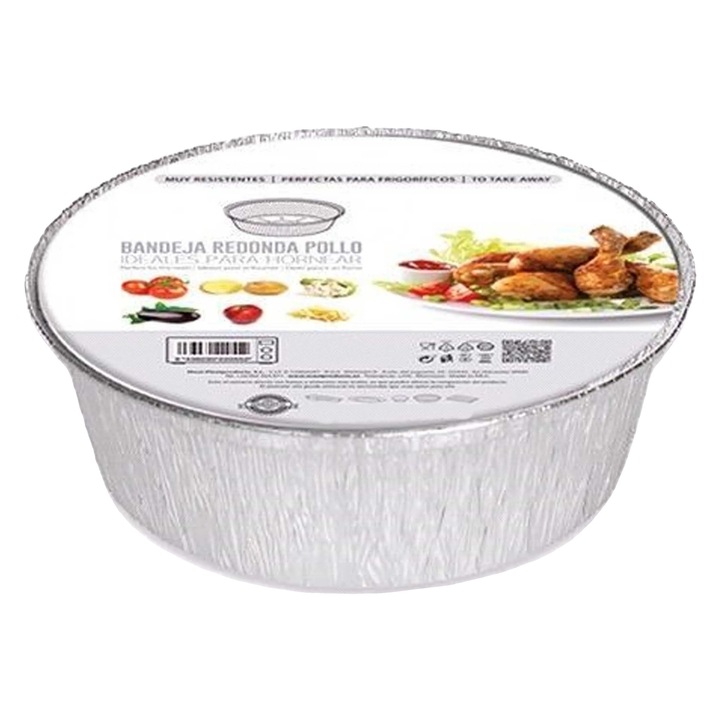 Комплект 32 тави за готвене, Алуминий, 21x5.7см, Сребрист