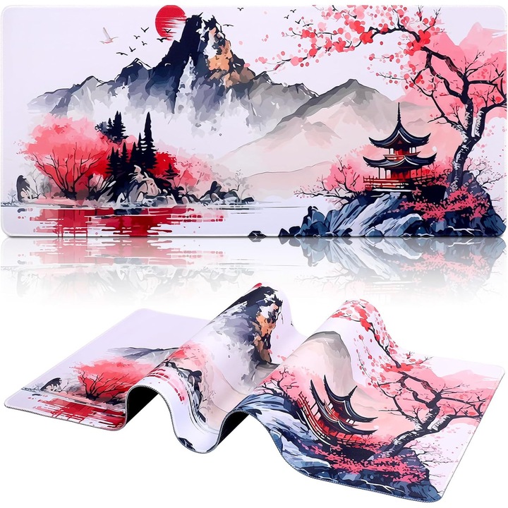 Mousepad XXL, impermeabil, antiderapant, 90x40cm