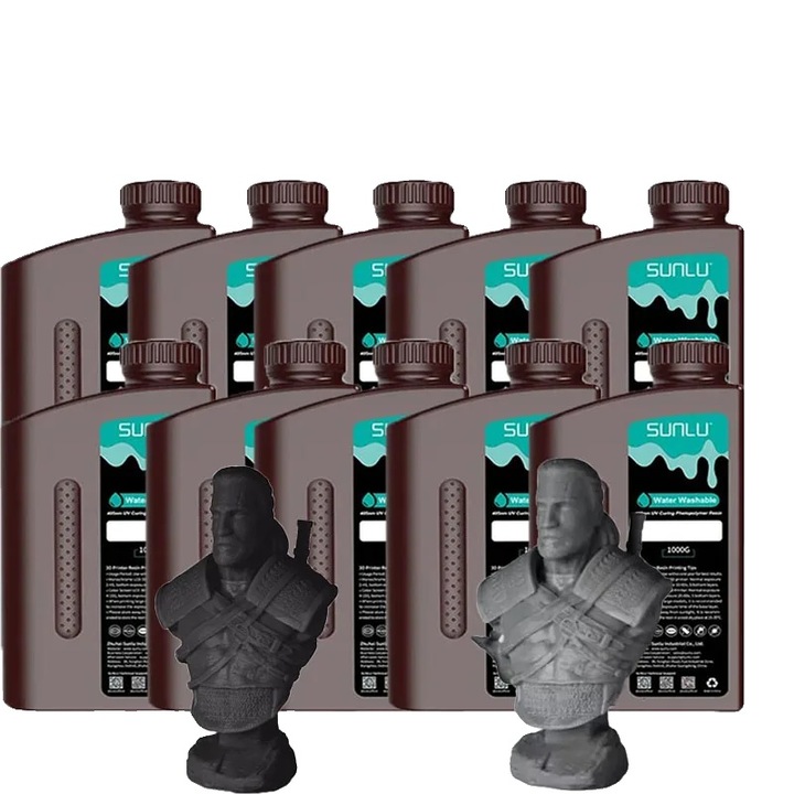 Rasina 3D, Water-Wash 5BK 5DG, UV-érzékeny, vízzel mosható, 10KG