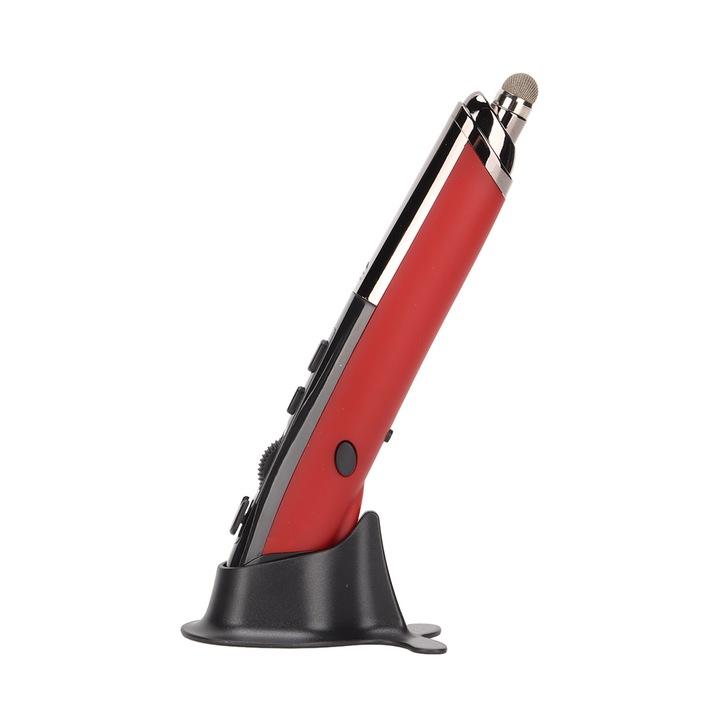 Mouse wireless, 3 niveluri DPI ajustabile, scriere pe touchscreen, rosu