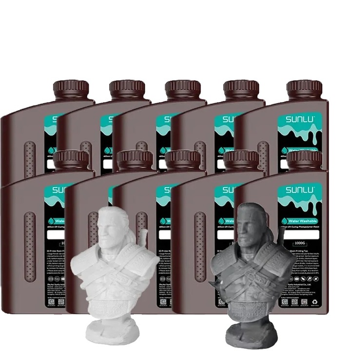 Rasina 3D, UV-érzékeny, vízzel mosható, Water-Wash 5GY 5DG, 10KG