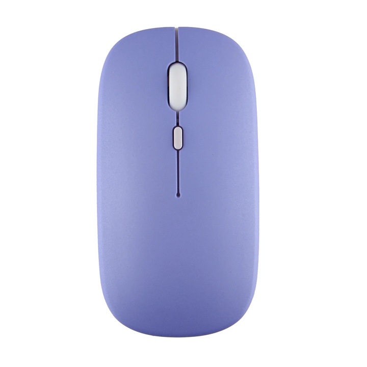 Mouse wireless Bluetooth, 1600 DPI, 4 butoane, 1 rotita, violet