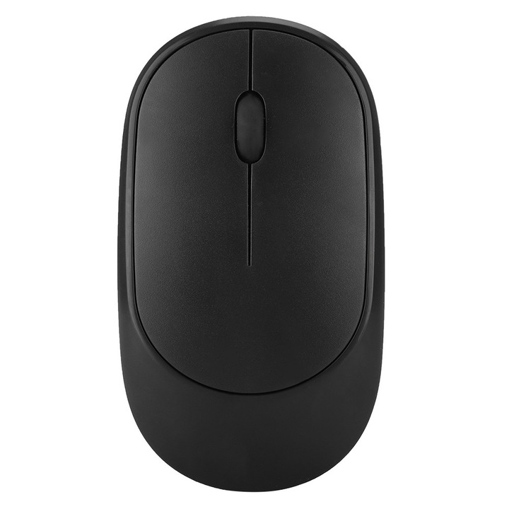Vezeték nélküli optikai egér ultravékony, ergonomikus kialakítás, fekete szín, USB