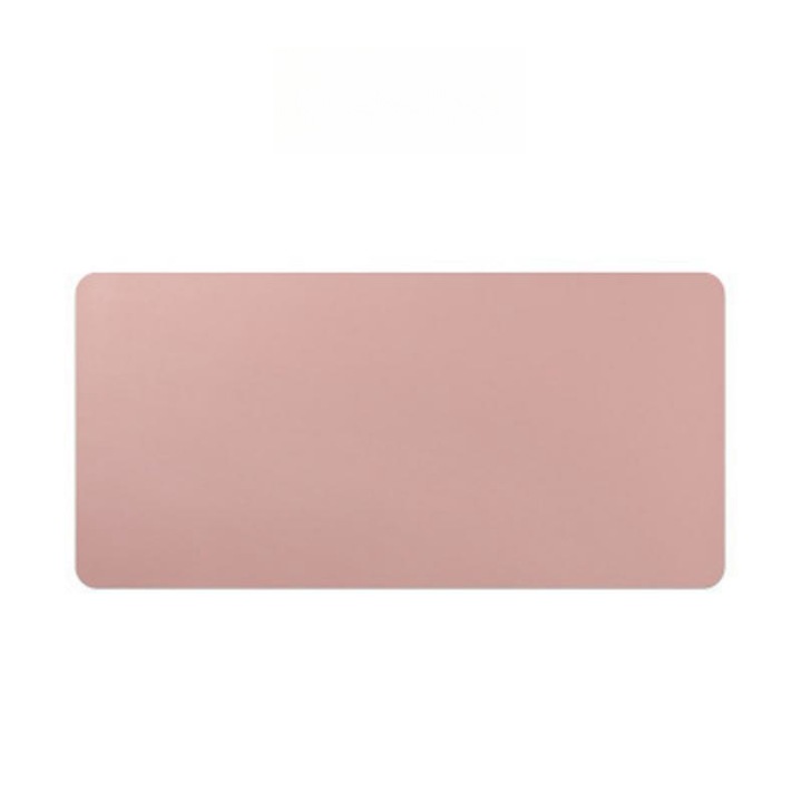Protectie birou, mouse pad mare, impermeabil, 30x60cm, roz