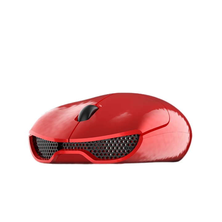 Mouse wireless ergonomic, 2.4G, design slim si portabil, conectare inteligenta, 10m