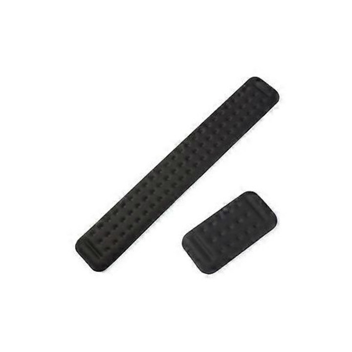 Ergonomikus csuklótámasz szett, fekete, memóriahabból