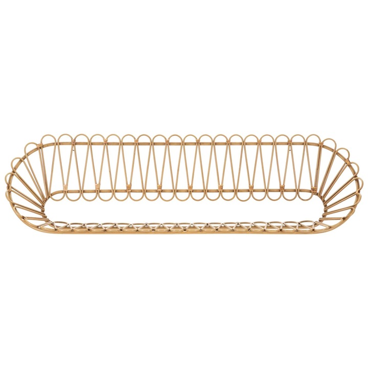 Raft de perete, Furnlux, Panama, maro deschis, metal, 162x44x28 cm