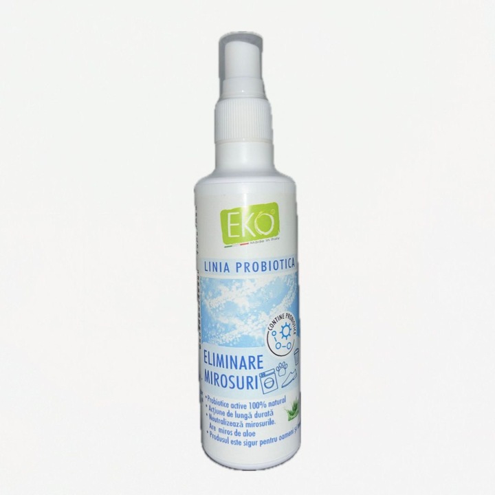 Neutralizator mirosuri Eko, linia probiotica, 120 ml, spray, 100% natural