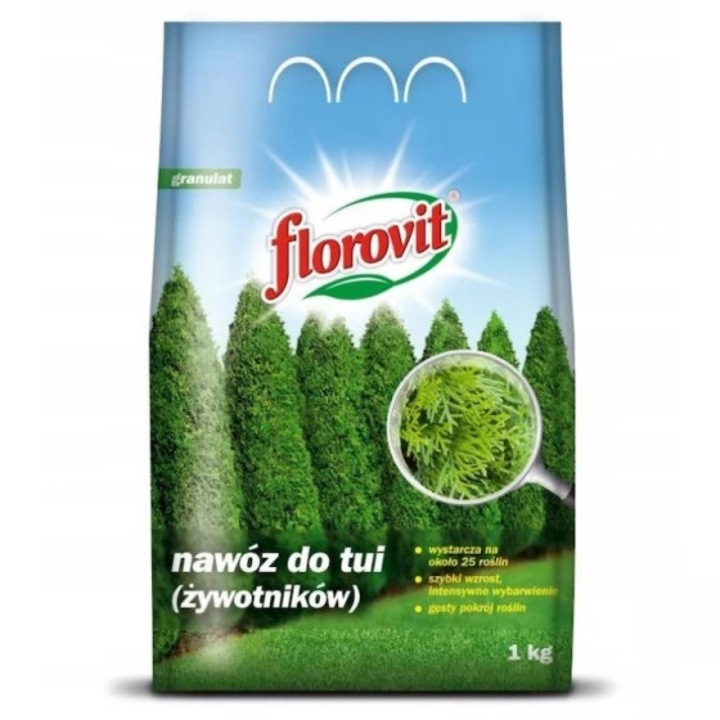 Ingrasamant pentru tuia Florovit, 1 kg
