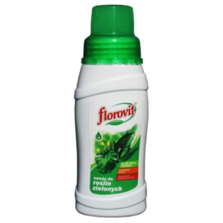 Ingrasamant lichid pentru plante verzi Florovit, 0.25 l