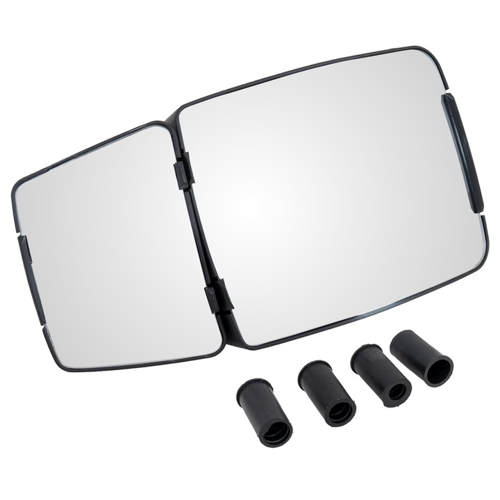 Oglindă laterala Plastex, model Lp0360Mp, panoramică, rezistentă la condiții meteorologice, 360mm x 184mm