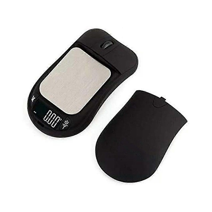 Cantar electronic mini, capacitate 0.01g-100g, display LCD cu iluminare violet, dimensiuni reduse