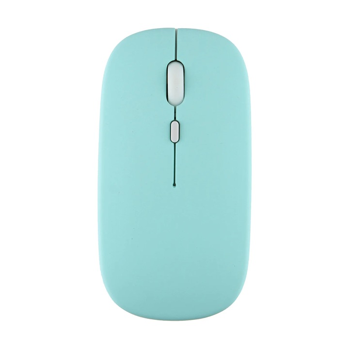 Mouse wireless Bluetooth, 1600 DPI, verde, set pentru tableta si laptop