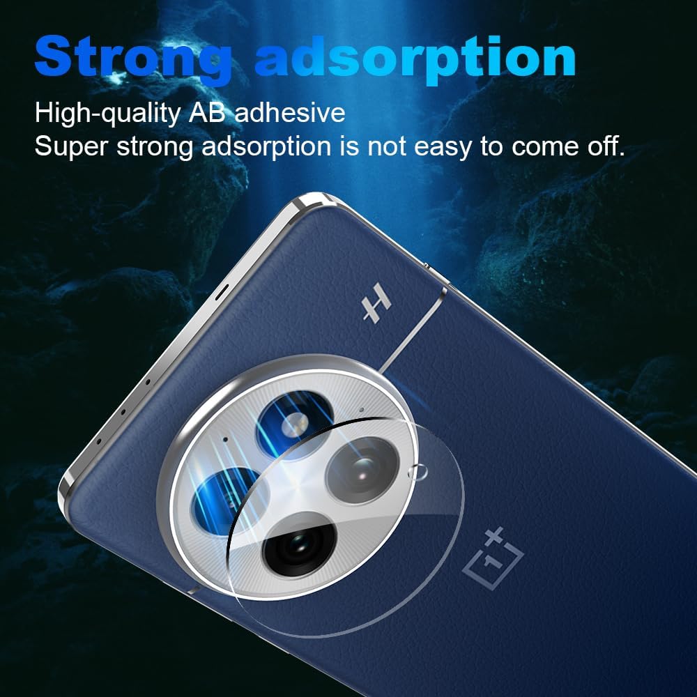 Folie protectie camera, pentru OnePlus 13, set 2 buc, sticla securizata transparenta 0.03mm 9H
