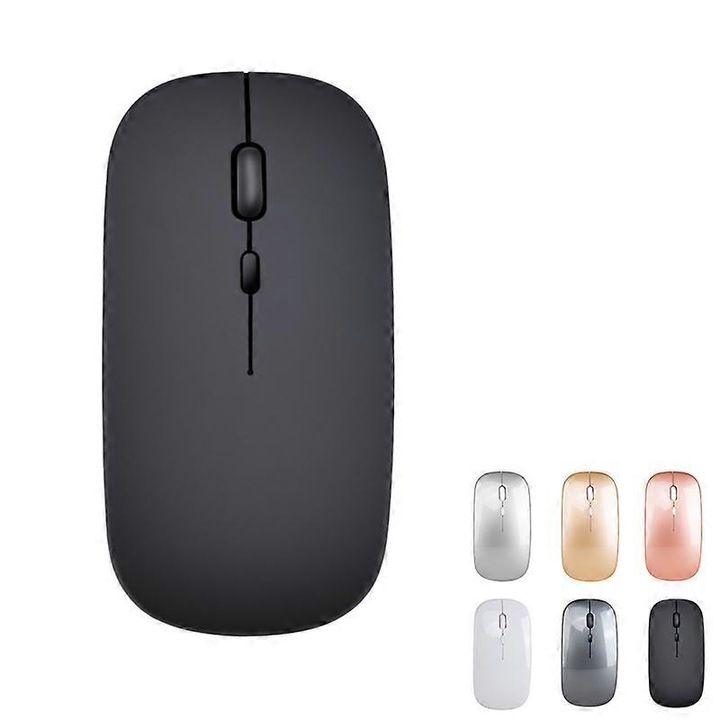 Mouse wireless 2.4G, model M80, design elegant, rezolutie maxima 1600 DPI, culoare multicolor, dimensiuni 11.2x5.8x2.5cm
