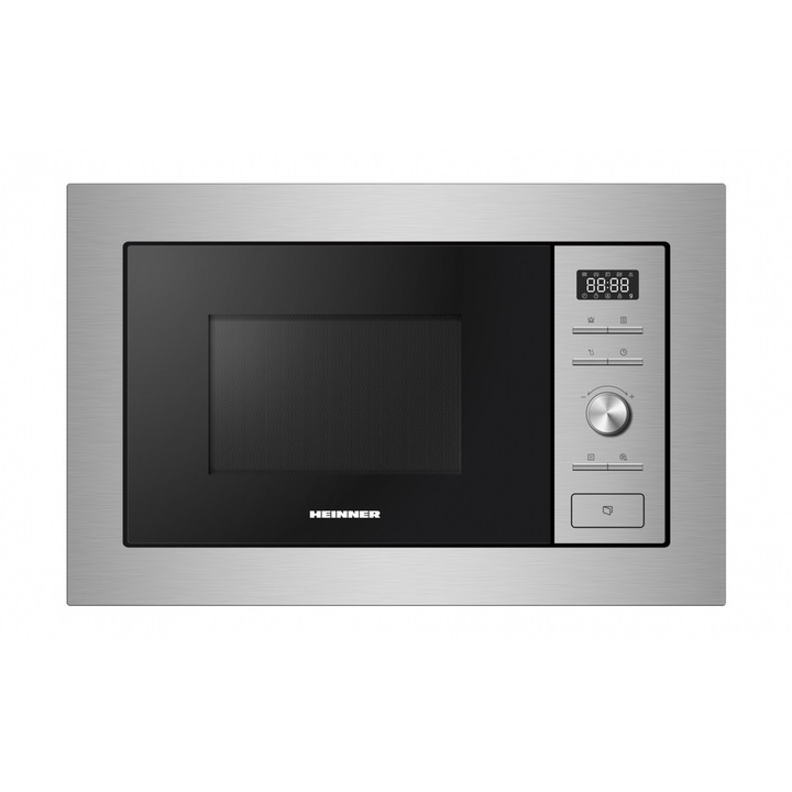 Микровълнова фурна за вграждане Heinner HMW-MDBI28GD, 900 W, 28 л, инокс