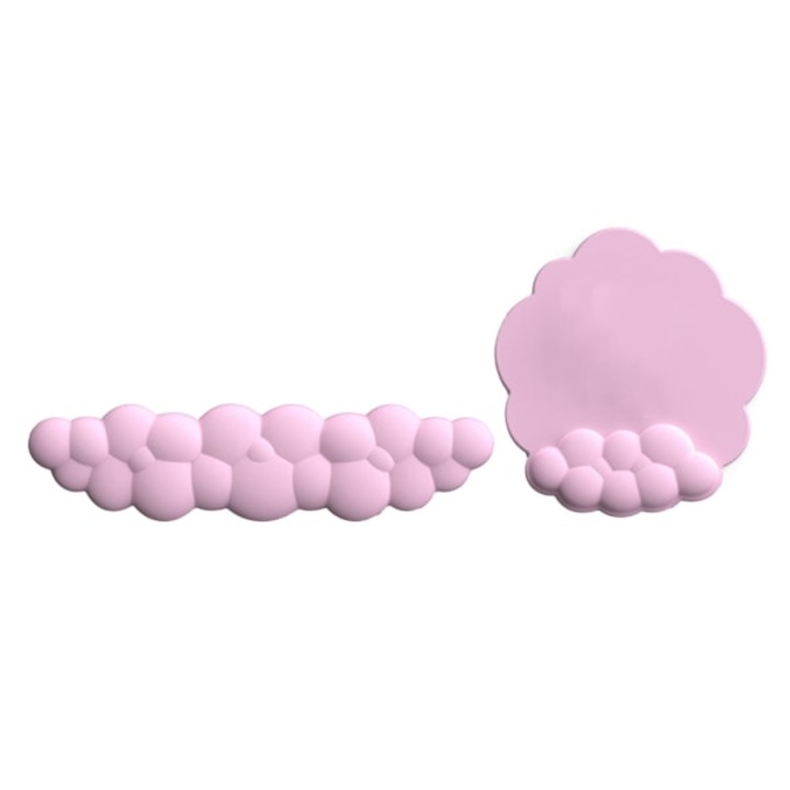 Set suport pentru incheieturi si mousepad, alb, 430x110mm, 250x265mm