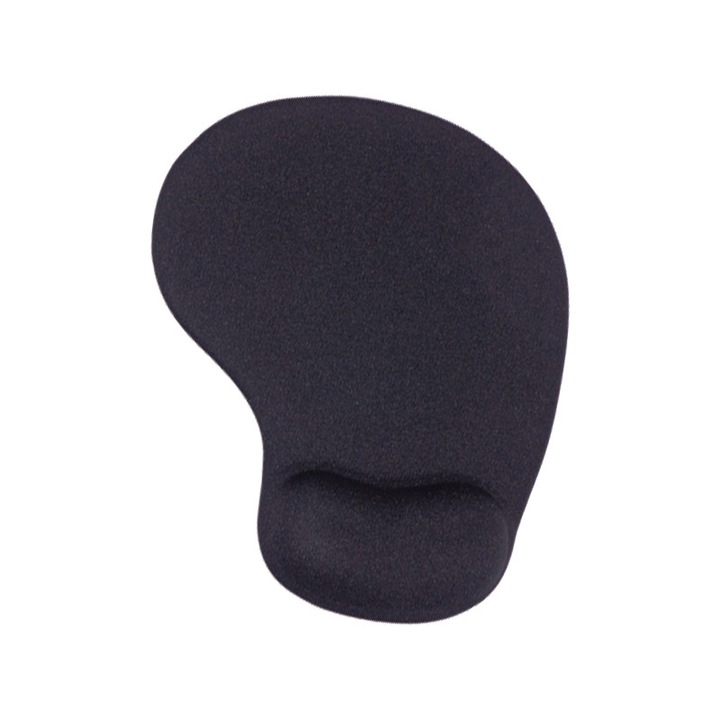 2 db ergonomikus csuklótámasz géllel, fekete, 25x20cm