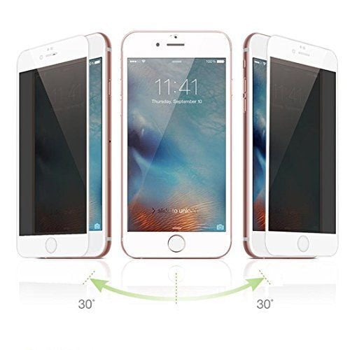 Folie privacy compatibila cu Iphone 8, Calitate Premium, Full Screen, White