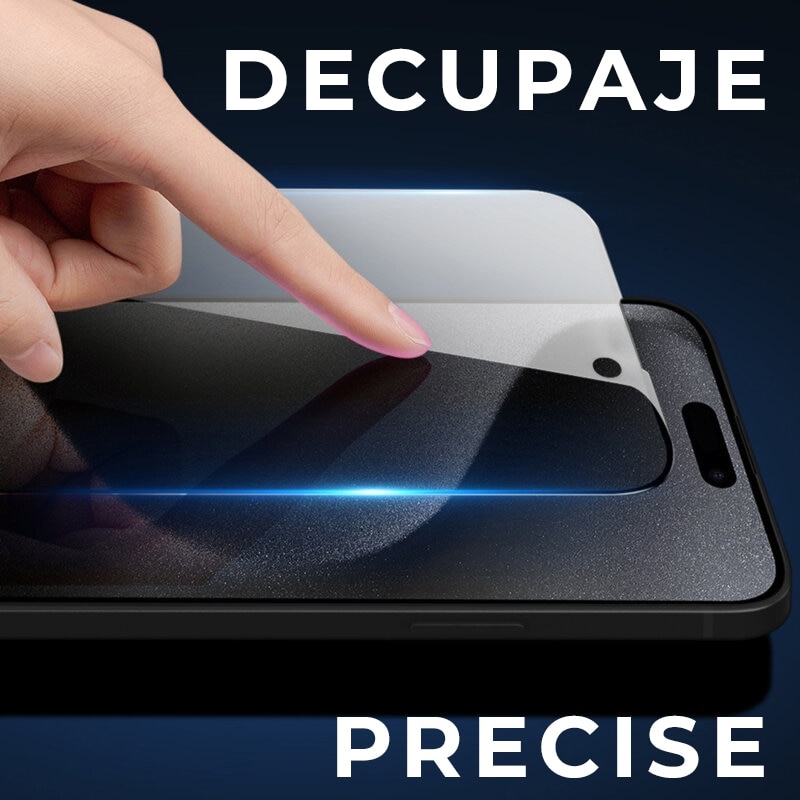 Folie Privacy compatibila cu Iphone 16, Calitate Premium, Full Cover