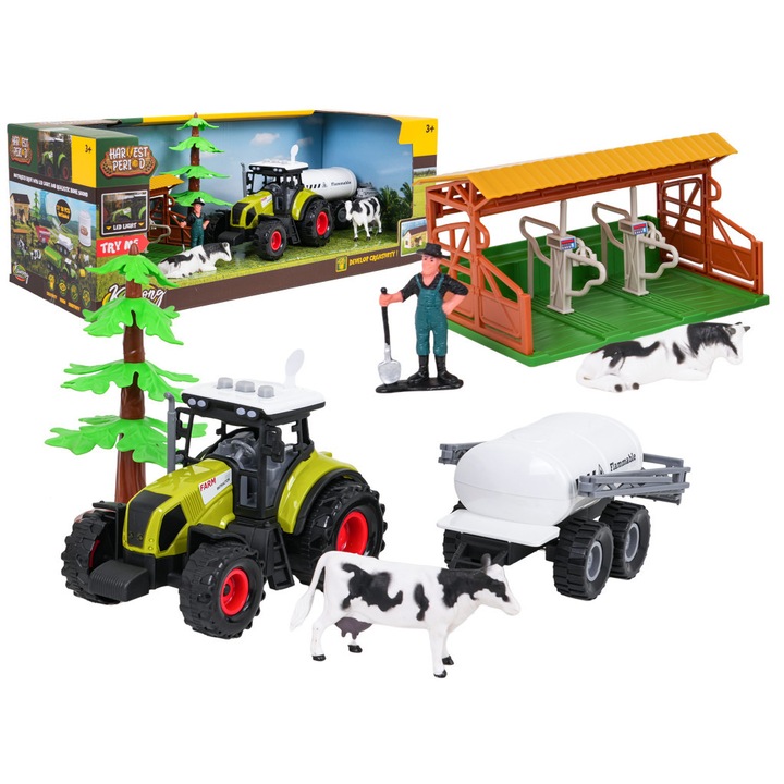 Interaktív Farm figura szett traktorral