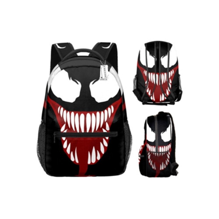 Pókember hátizsák, nagy kapacitású, USB, többszínű