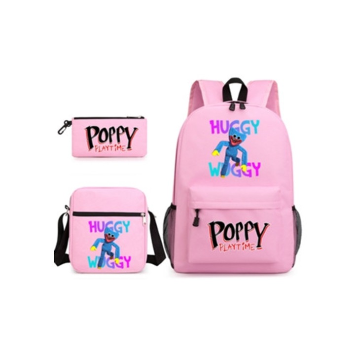 Ghiozdan set trei piese, pentru studenti, multicolor