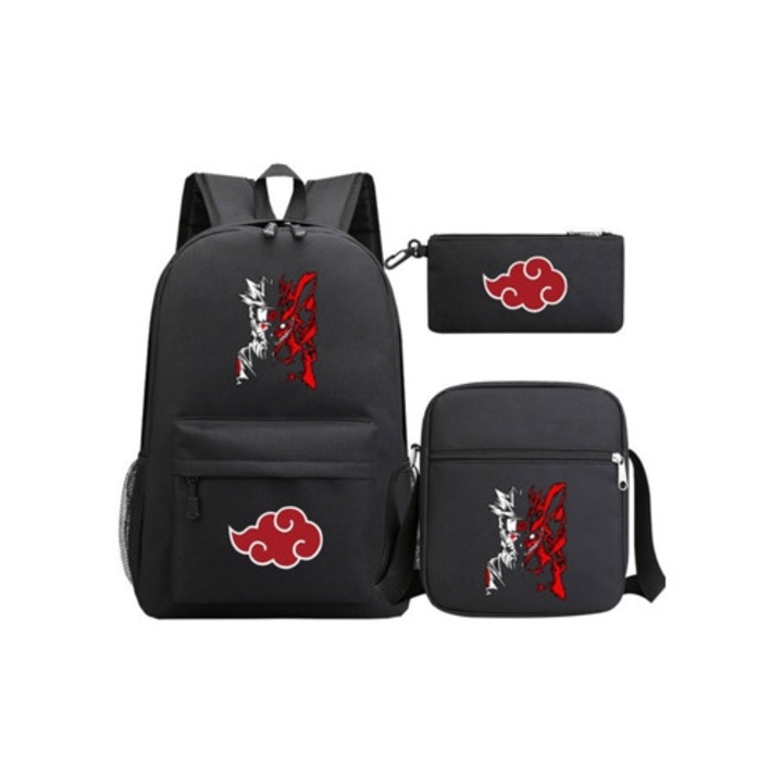 Set ghiozdan cu geanta si penar Anime Harajuku