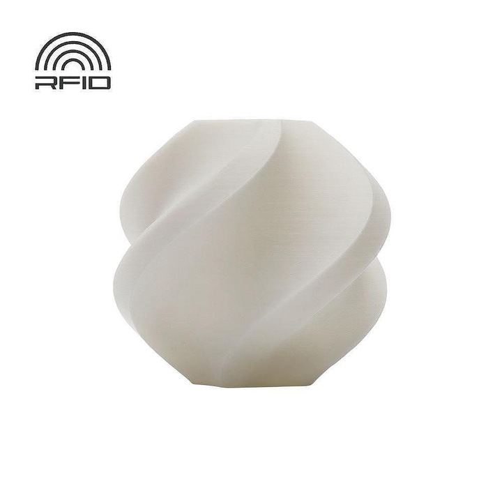 Bambu Lab ABS-GF szálas erősítésű filament, 3D nyomtatóhoz, 1,75 mm, 1 kg, fehér