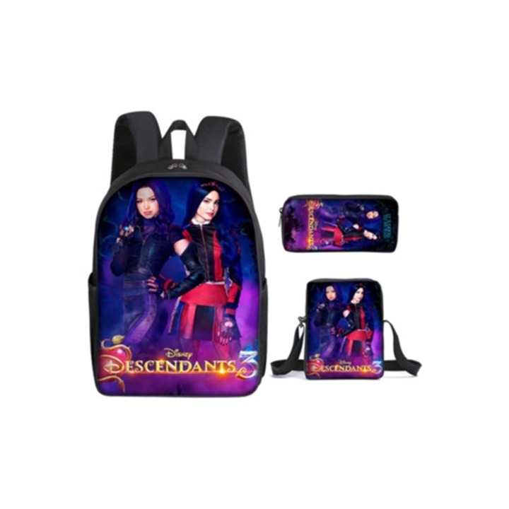 Ghiozdan scolar set 3 piese, KOHREE, multicolor