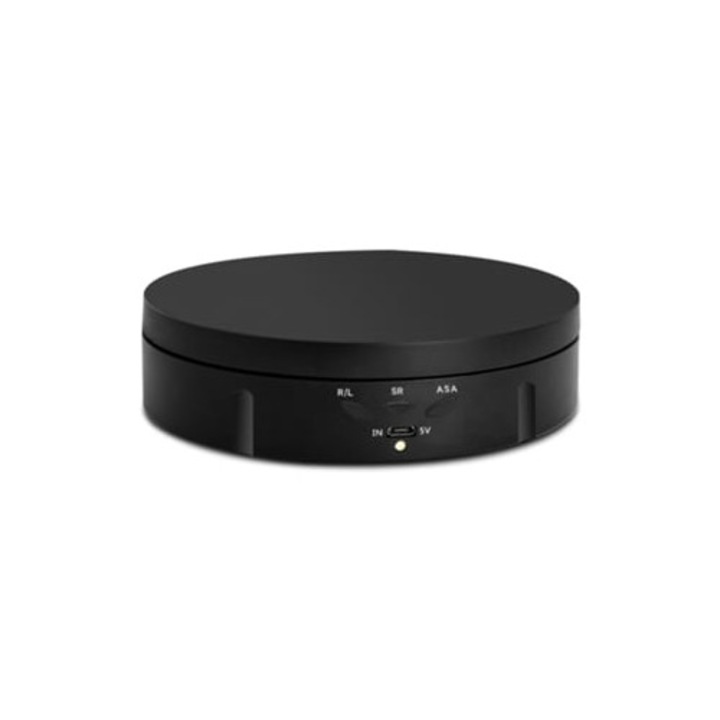 Suport rotativ pentru afisare, 3 Viteze, Negru