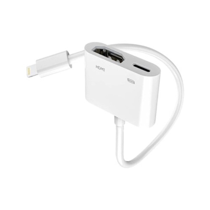 Adaptor AV Digital HDMI 1080p, alb, pentru video si audio