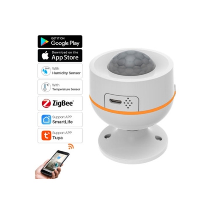 Kit senzor de miscare Zigbee, set Smart Home, Tuya