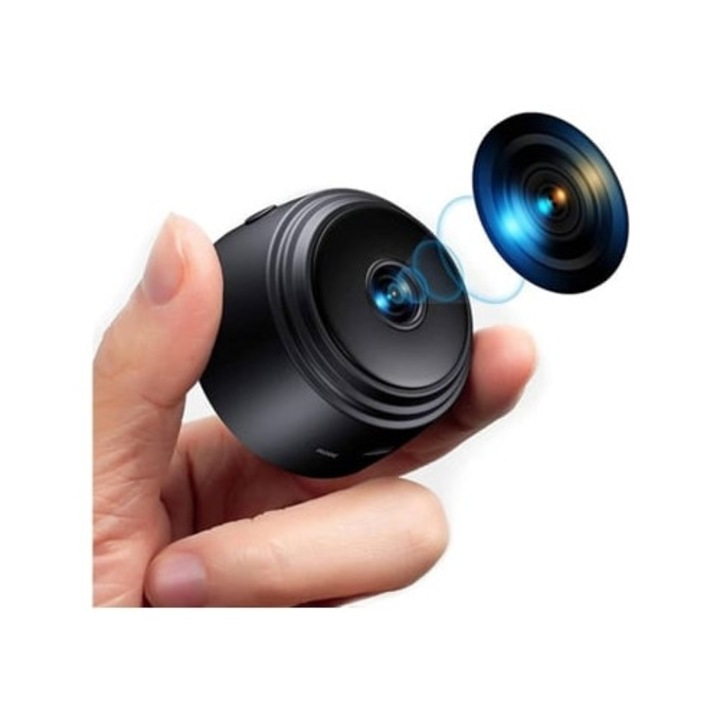 Camera ascunsa Mini, dispozitive spionaj, negru