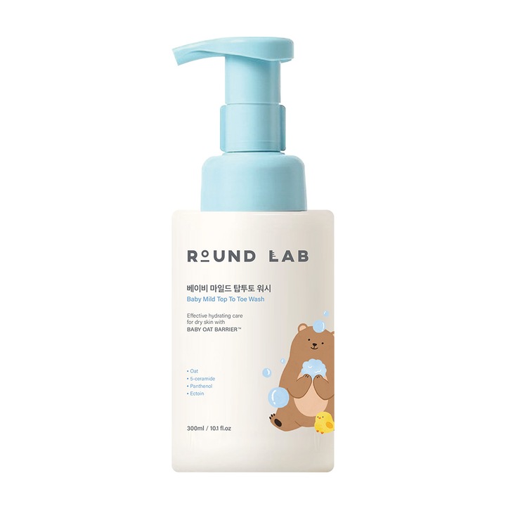Round Lab Baby Mild Top To Toe Измиващ гел за бебета 300ml