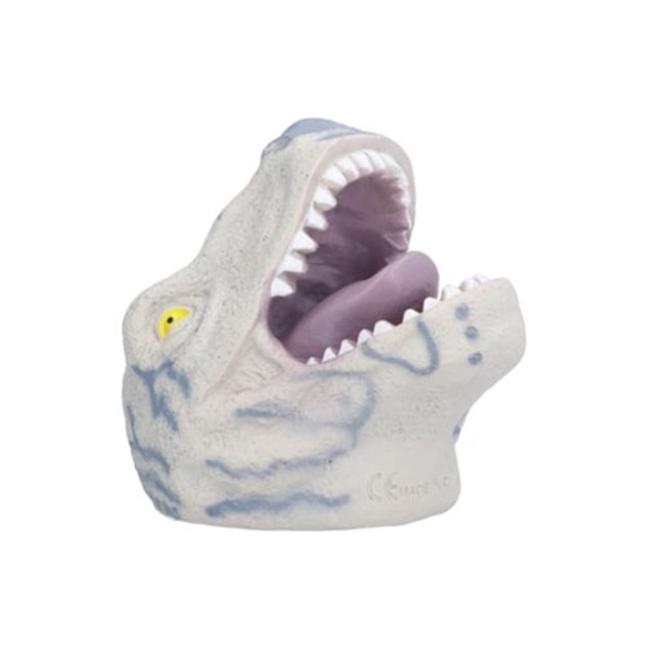 Плюшена кукла за ръка T-Rex, сива, за драматизация