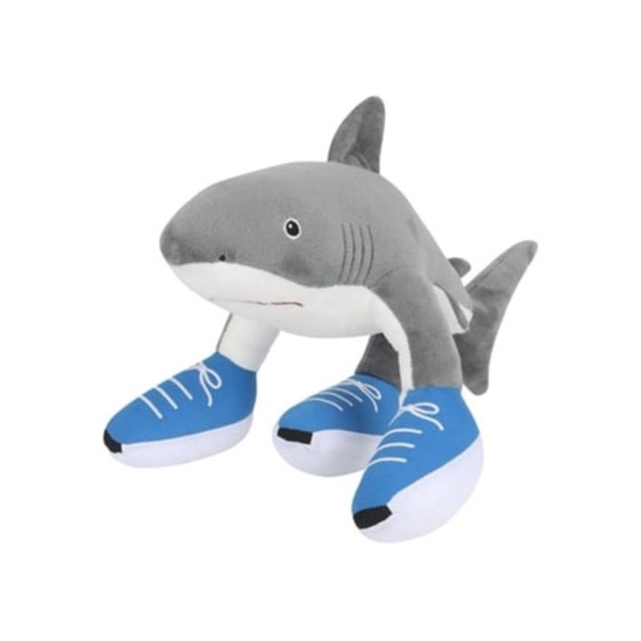 Jucarie de plus, Tubarao, caracteristici fine, multicolor, 30x45cm