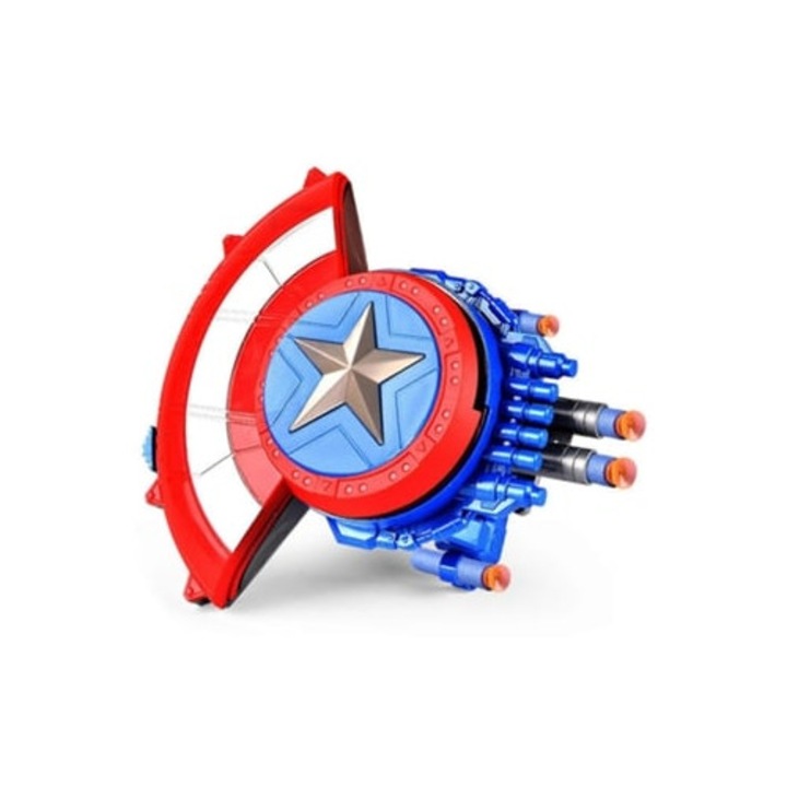 Set arme de jucarie, scut, casca, 20 bile moi, Slowmoose