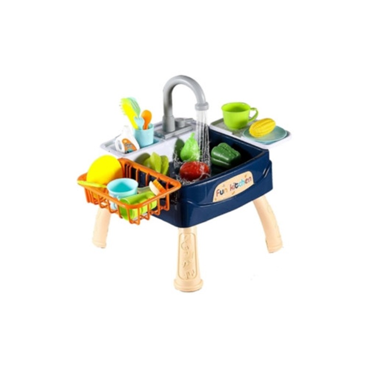 Gyermek Konyhai Készlet, Elektromos Mosogató Folyó Vízzel, Dramatizálás Slowmoose