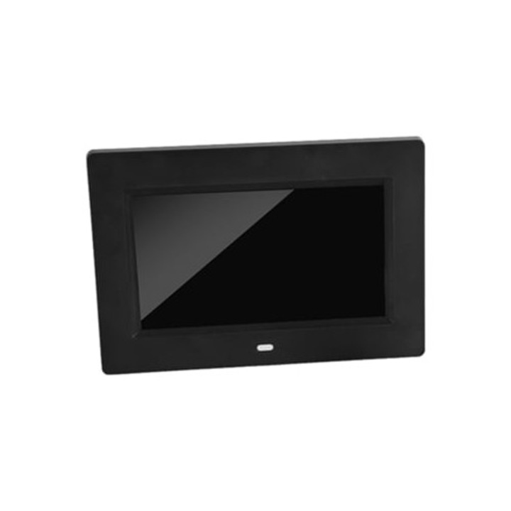 Rame foto digitale Slowmoose 7 inch, album de fotos, calendar, negru