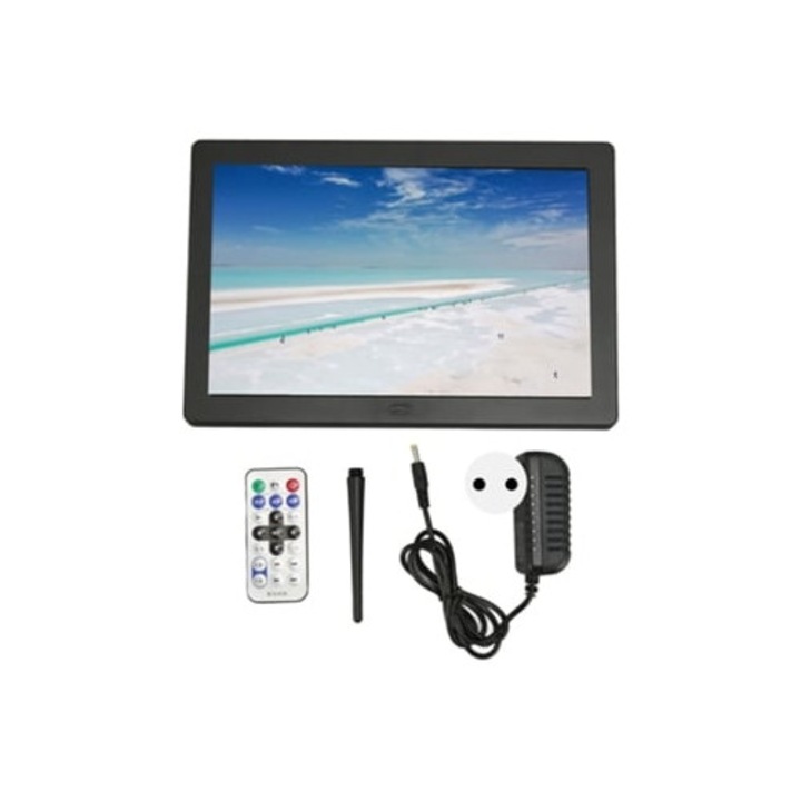 Рамки за цифрови снимки 8 инча, HD IPS, 1280x800, черни