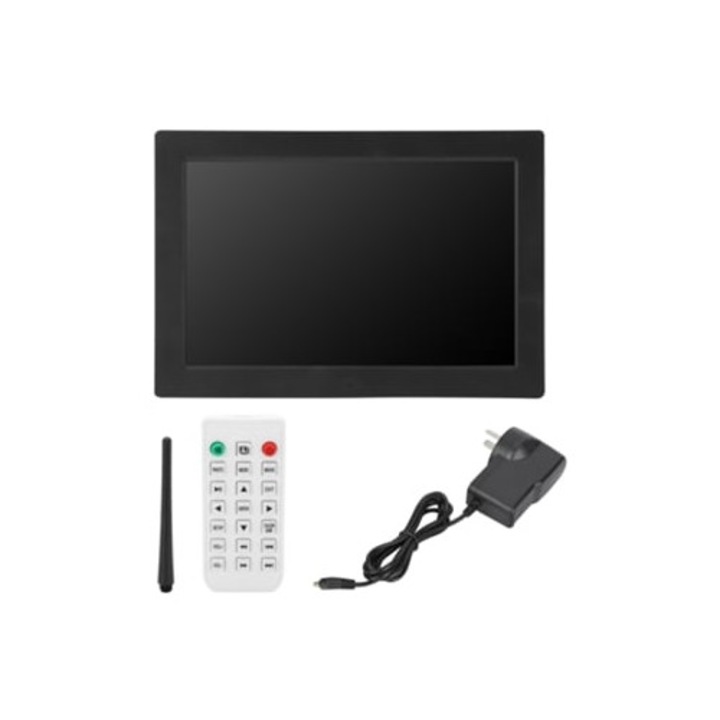 Rame foto digitale 12 inch, rezolutie 1280x800, compatibil MP3/MP4, Slowmoose