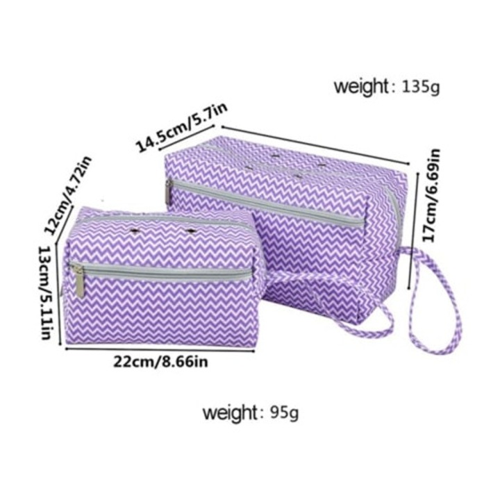 Set de 2 pungi de depozitare pentru fire textile, Slowmoose, pliabile