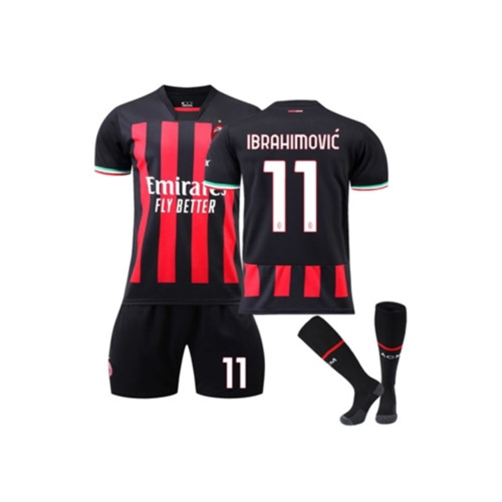 Tricou de antrenament AC Milan 22/23, Ibrahimovic, set copii, material sportiv