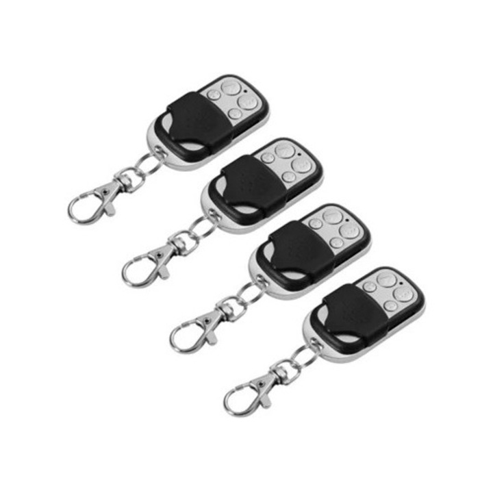 Telecomanda universala 433MHz pentru usi de garaj, set de 4